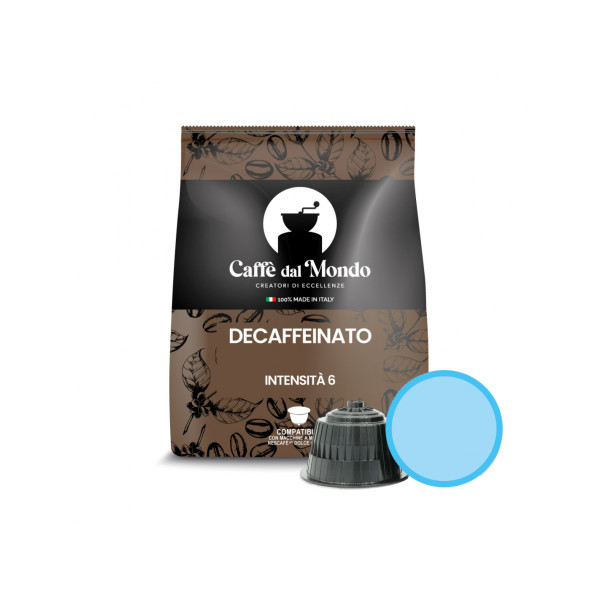 Descafeinado Caffè dal Mondo 14 cápsulas Compatíveis com Dolce Gusto