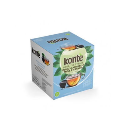 Chá de Camomila, Mel e Laranja 16 Cápsulas Compatíveis com Dolce Gusto