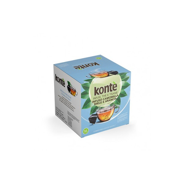 Chá de Camomila, Mel e Laranja 16 Cápsulas Compatíveis com Dolce Gusto