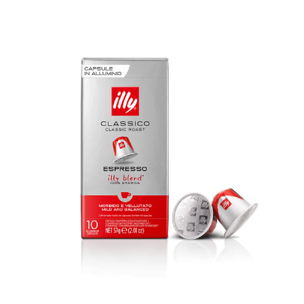Café illy Clássico 10 Cápsulas Compatíveis com a Nespresso