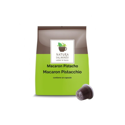 Macaron Pistache 10 Cápsulas Compatíveis com a Nespresso Macaron Pistache 10 Cápsulas Compatíveis com a Nespresso