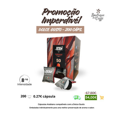 PROMOÇÃO DOLCE GUSTO 50 CAPS 