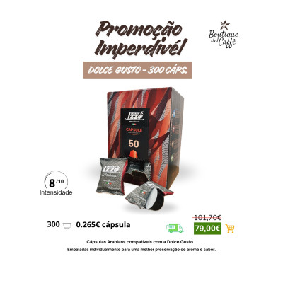 PROMOÇÃO DOLCE GUSTO 300 CAPS