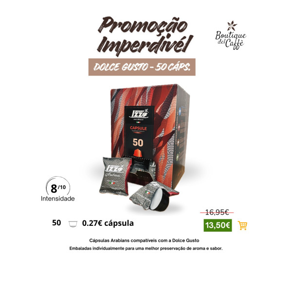 PROMOÇÃO DOLCE GUSTO 50 CAPS 