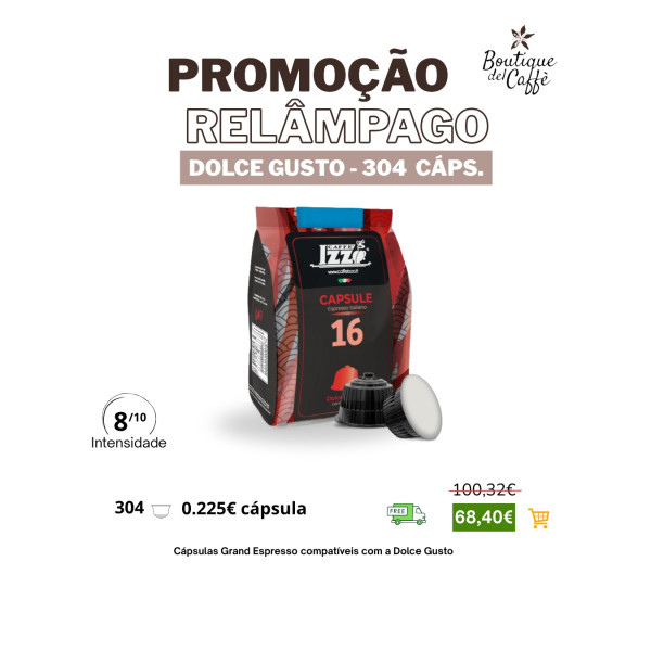 PROMOÇÃO DOLCE GUSTO 304 CAPS