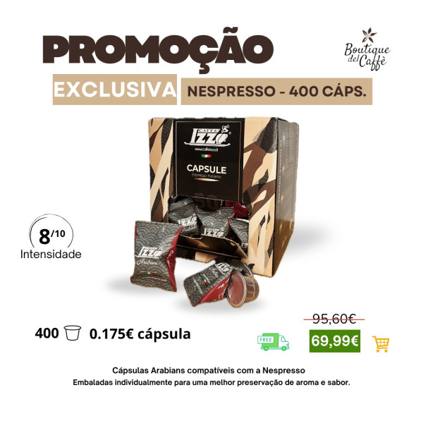 PROMOÇÃO NESPRESSO 400 CAPS 