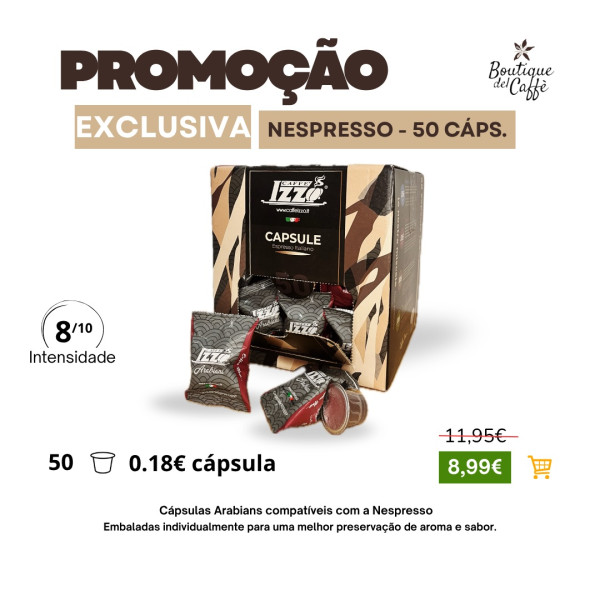 PROMOÇÃO NESPRESSO 50 CAPS 